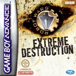 Robot Wars Extreme Destruction box art for GameBoy Advance